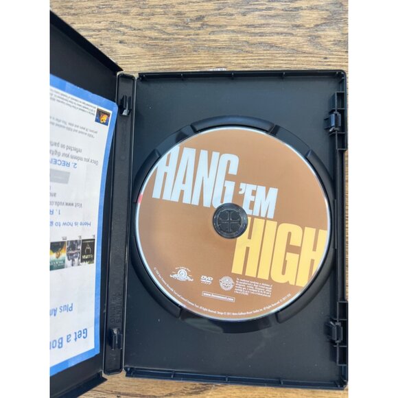 Hang Em High DVD 1968 Western Film Clint Eastwood Action Movie Pre-Owned - Picture 2 of 4